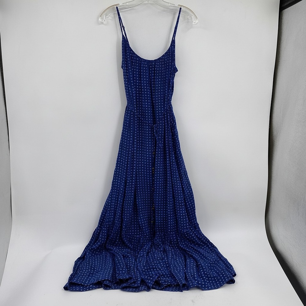 J. Crew Blue Caspia Sleeveless Maxi Dress | Women’s Size S